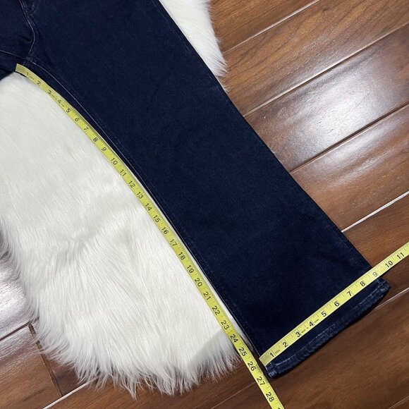 J. Crew Size 30 Rinse Wash Brushed Back Slim Demi Boot Cut Denim Jeans BN042 - Picture 5 of 9